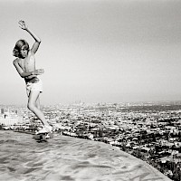 On mount Olympus. Hollywood Hills.CA.1975. Hugh Holland